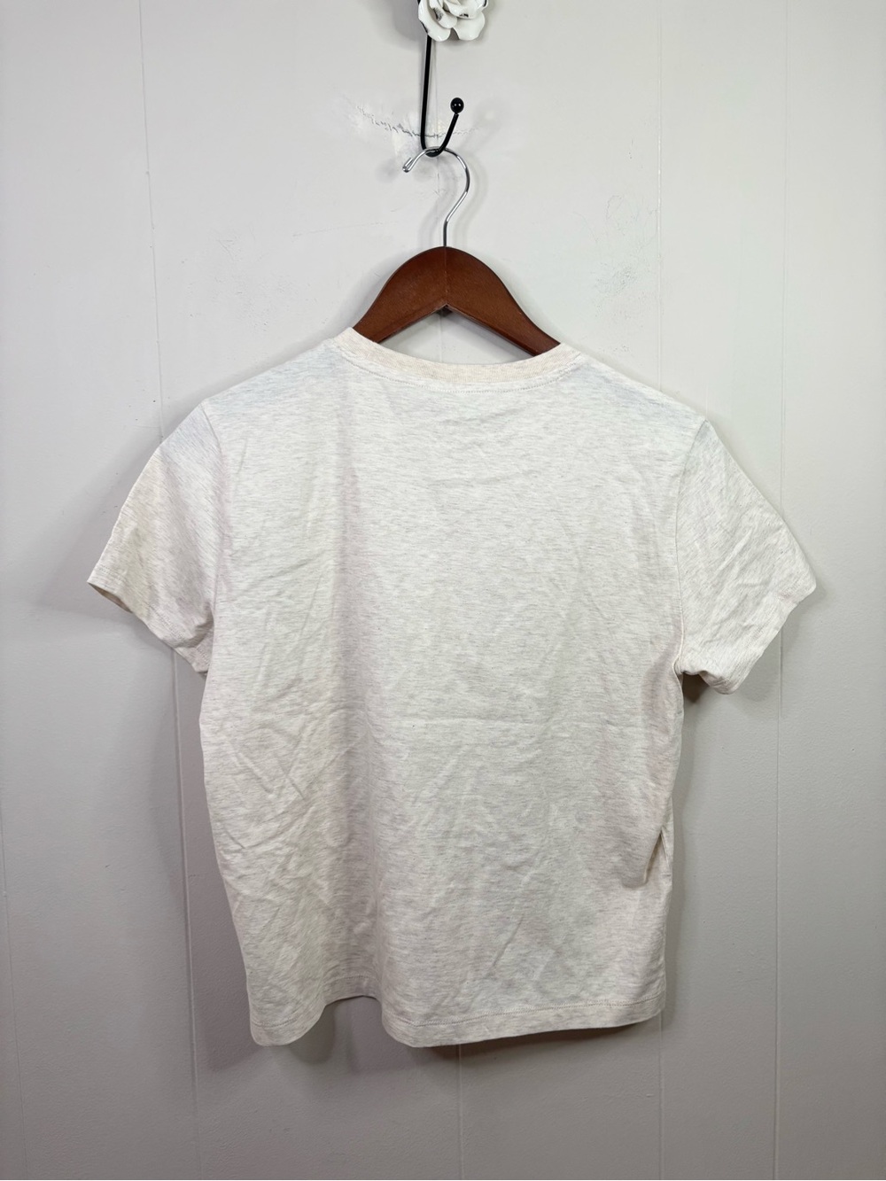 Everlane the box cut tee in essential cotton heathered oat size SM new - Picture 8 of 10